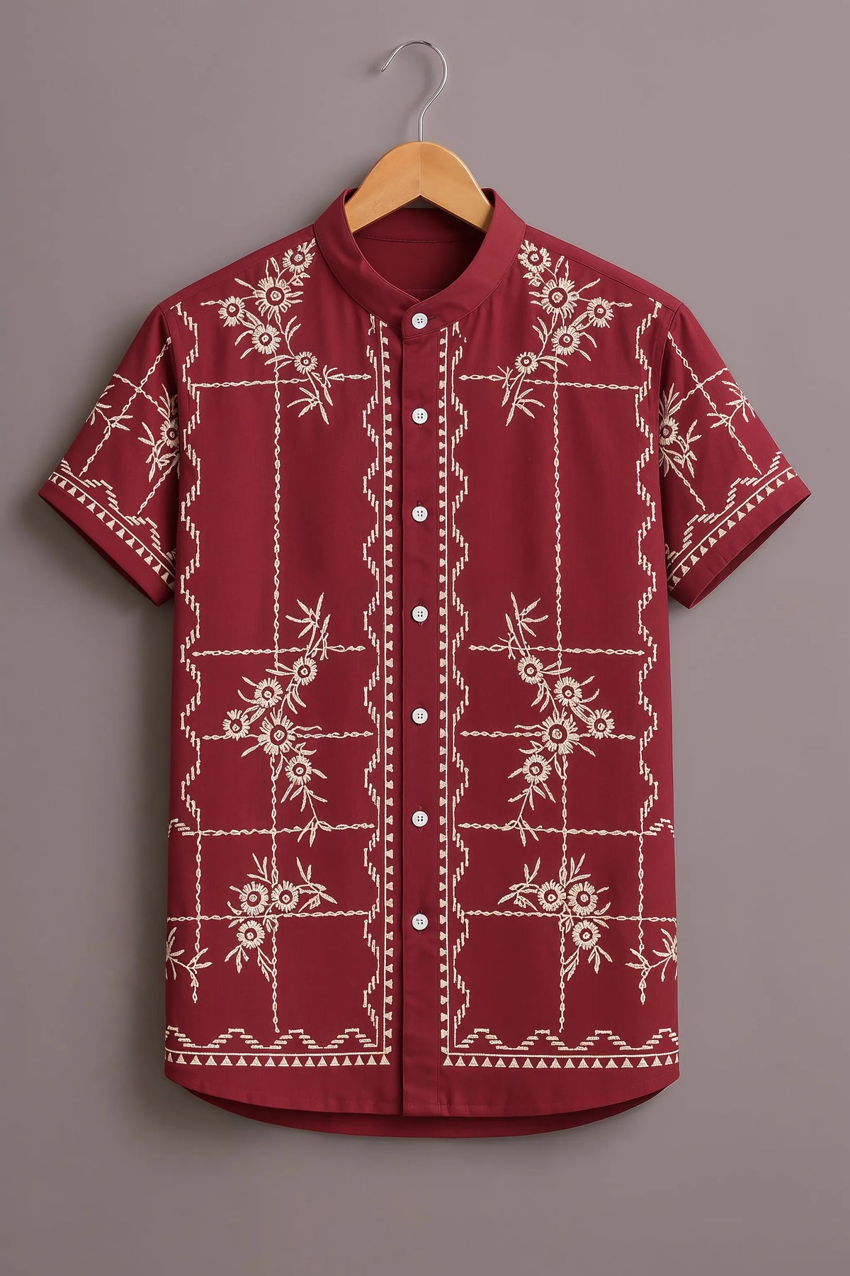 Royal Red Crimson Art Shirt