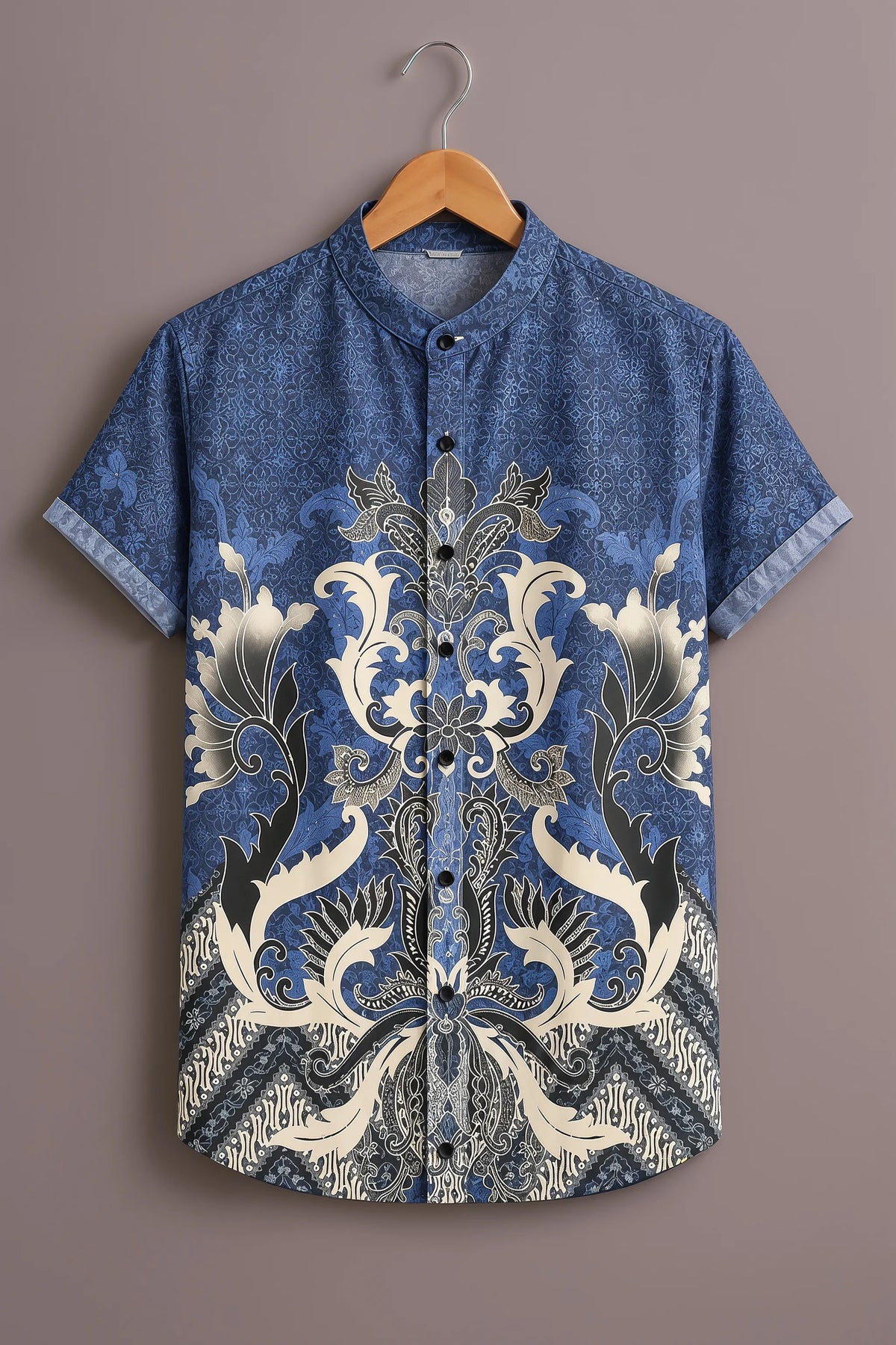 Blue Imperial Ornamental Shirt