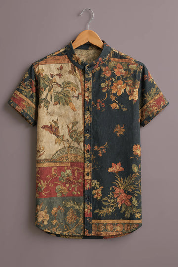 Men's Classic Tapestry Floral Shirt