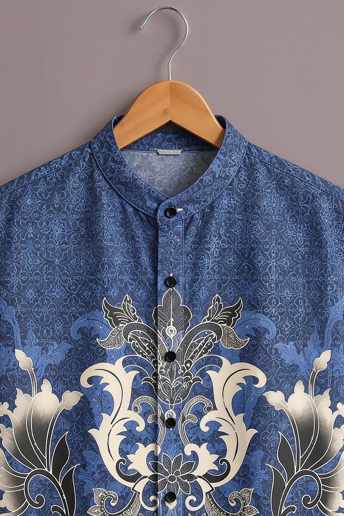 Blue Imperial Ornamental Shirt