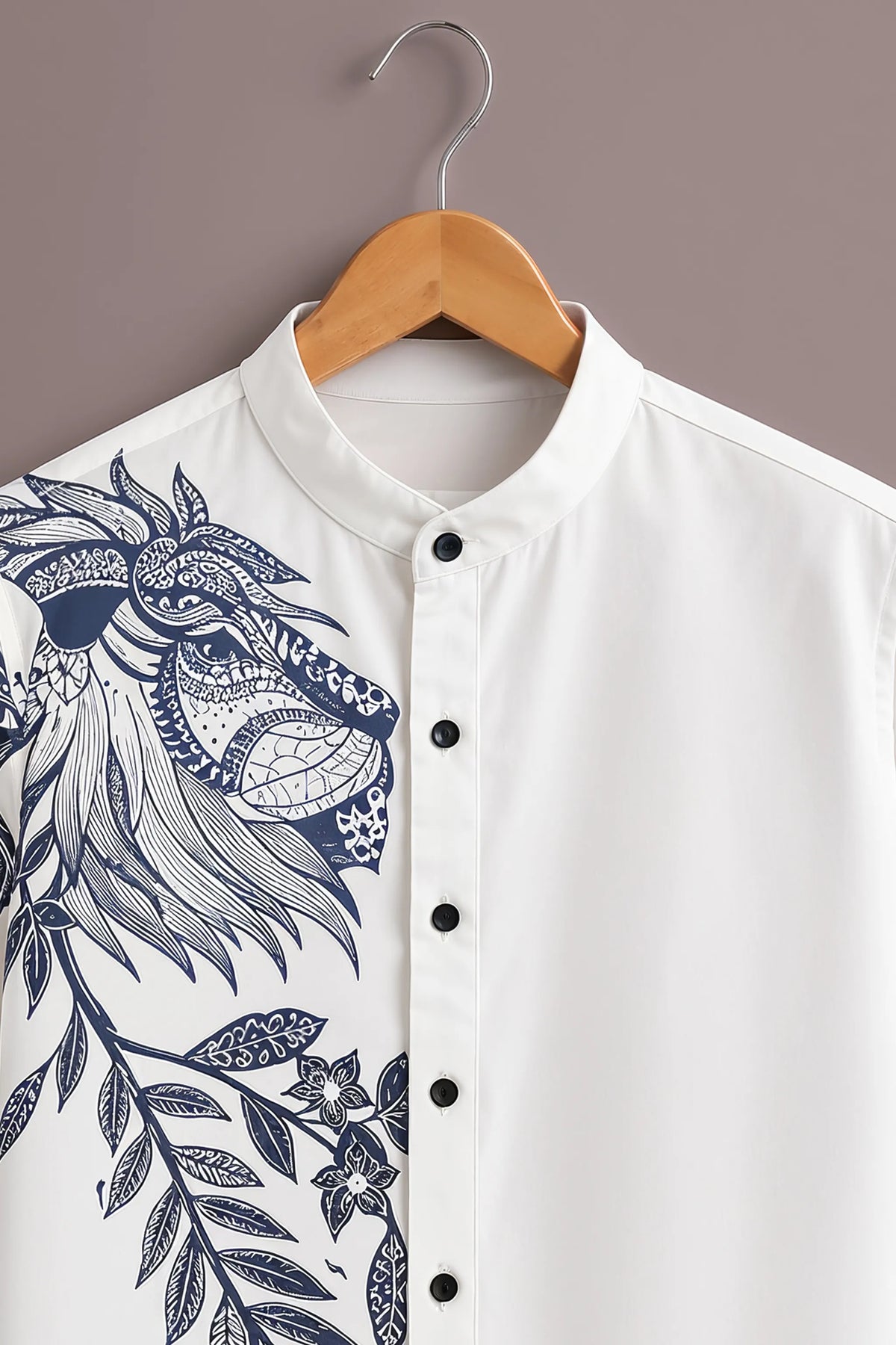 Men's Botanical Line Art Shirt
