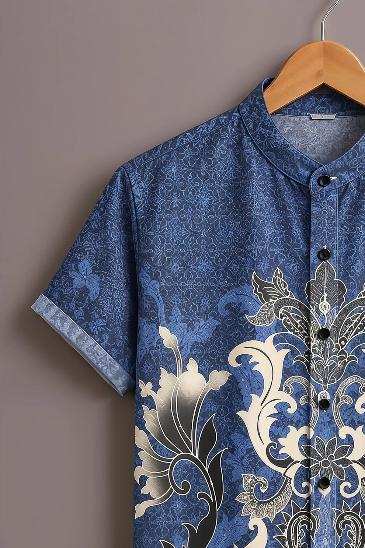 Blue Imperial Ornamental Shirt
