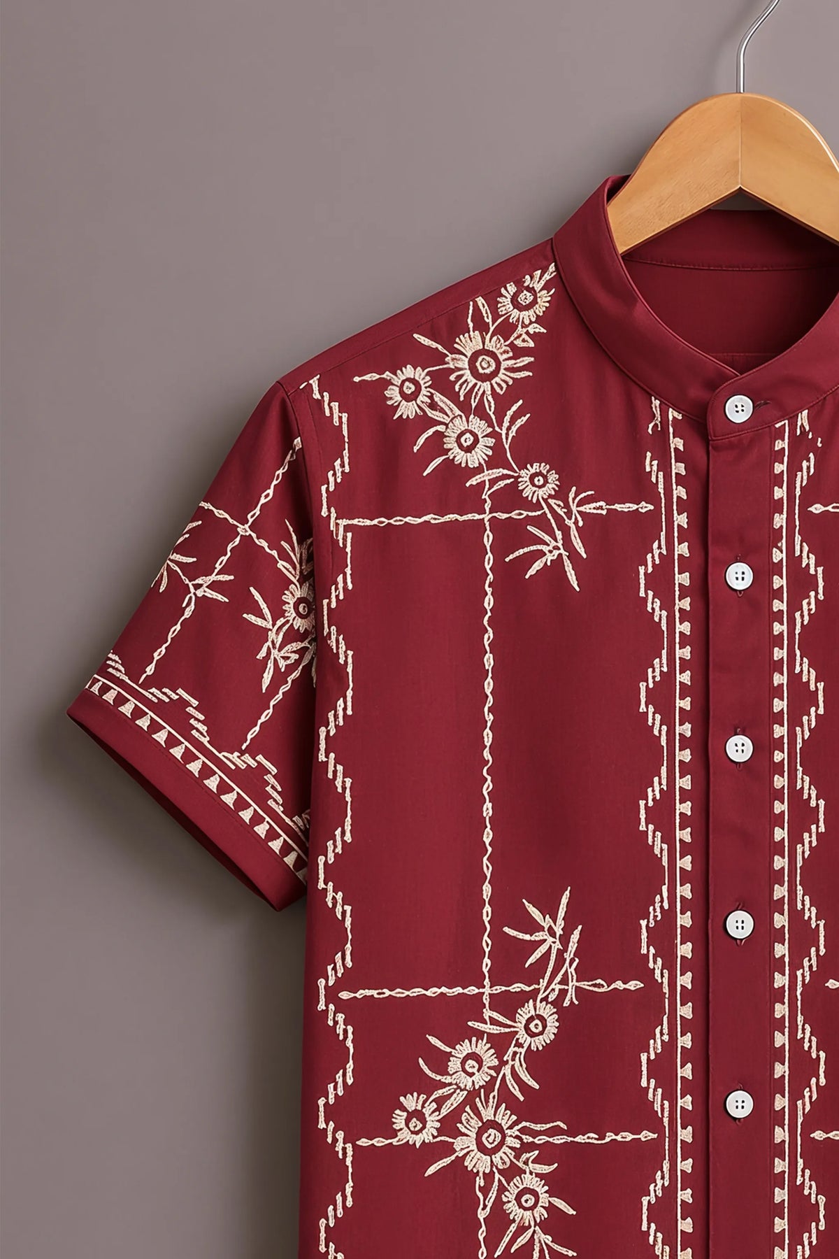 Royal Red Crimson Art Shirt