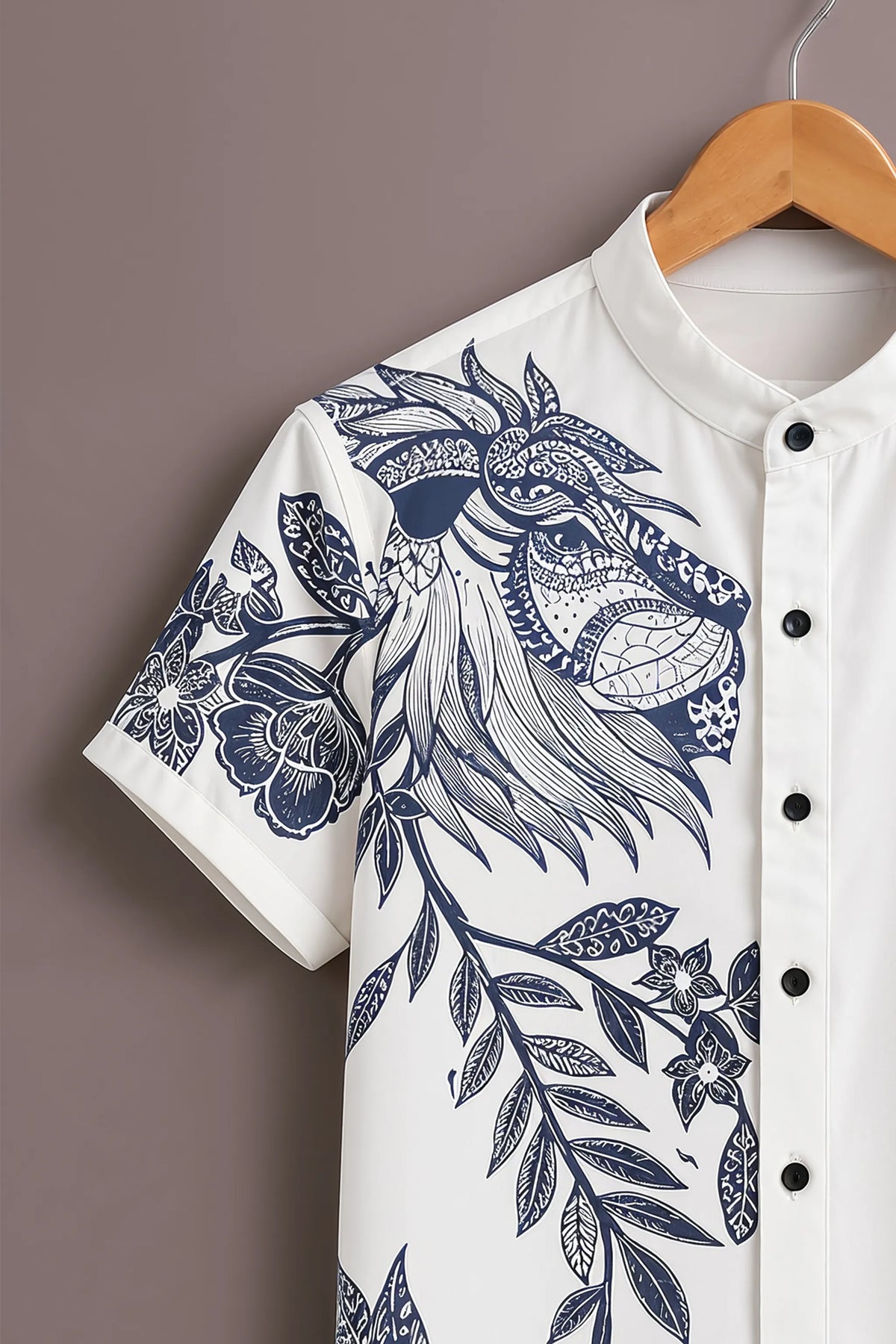 Men's Botanical Line Art Shirt